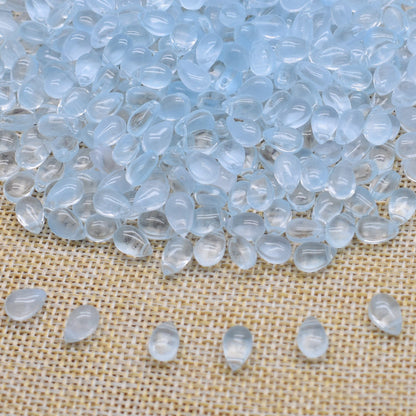 Czech Glass Beads Teardrop 9mm Assorted Translucent Colors 100pcs 17