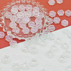 Sunflower Glass Beads 14mm Translucent Mixed Colors 25pcs 6