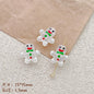 Hand Painted Gingerbread Man Glass Beads 13x15mm Enamel Christmas 1pc 3