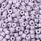 Cream Colored Pony Beads Acrylic 6mm Matte Wide Hole 50pcs 22