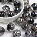 Luminous Shimmer Moonlight Resin Beads 16mm Round 10pcs