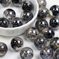 Luminous Shimmer Moonlight Resin Beads 16mm Round 10pcs