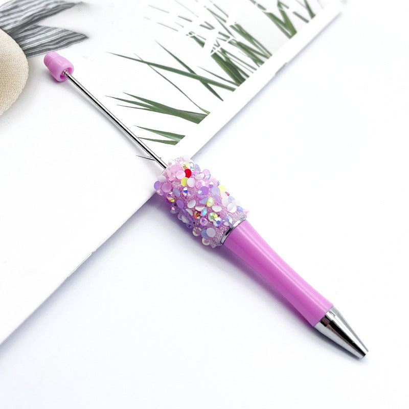 Beadable Pen Resin Sequin Petal Cluster Vibrant Colors 10
