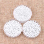 Ceramic Electroplated Seed Glass Beads 4mm Glossy Mixed Colors 460pcs 4