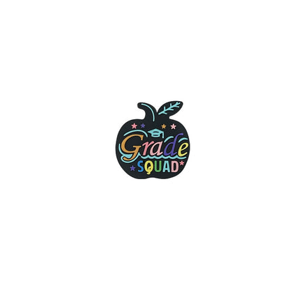 Silicone Focal Beads Graduation Season Colorful Text Design 20pcs 9