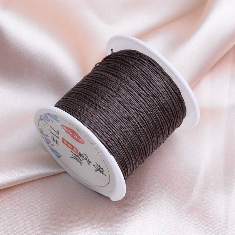 Nylon Thread Solid Color Glossy Finish 0.4mm 60m Spool 8