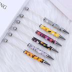 Beadable Pen Plastic Halloween Printed Pumpkin Ghost Spider Bat 3