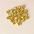 Faceted Acrylic Beads 9mm Sparkling Gold and Silver CCB Plastic 100pcs 4