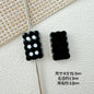 Baking Painted Cookies and Twisted Bow Metal Beads 15mm 21mm 20pcs 14