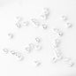 Brass Arc Triangle Spacer Beads 2.5mm 100pcs 7