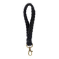 Macrame Crochet Phone Keychain Cotton Rope with Brass Clasp 4pcs 12