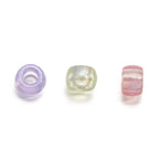 Mermaid Color Pony Beads 9mm Acrylic Pearly Pastel 200pcs 3