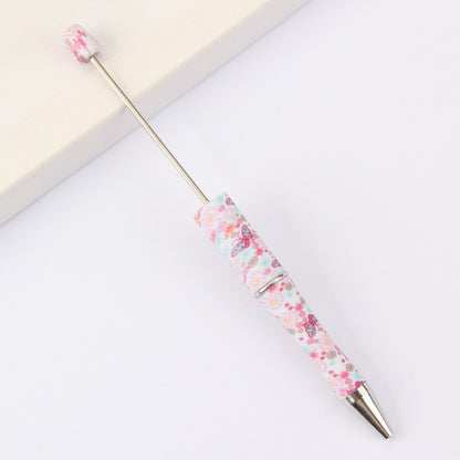 Beadable Pen Printed Pattern Plastic Light Weight