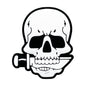 Silicone Focal Beads Knife Skull Biting Knife Design 20pcs 4