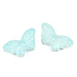 Electroplated Butterfly Glass Beads 8mm x 15mm Shimmering Colors 100pcs 6