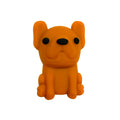 Silicone 3D Focal Beads Puppy Playful Pup Faces Vibrant Colors 20pcs 6