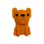 Silicone 3D Focal Beads Puppy Playful Pup Faces Vibrant Colors 20pcs 6