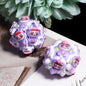 Embellished Bubblegum Beads 20mm Labub Polymer Clay Detailed 5pcs 12