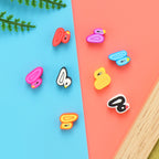 Duck Clay Beads 10mm Colorful Polymer Animal Design 100pcs 4