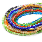Colorful Flower Millefiori Glass Beads 4-8mm Mixed Sizes 2bags 2