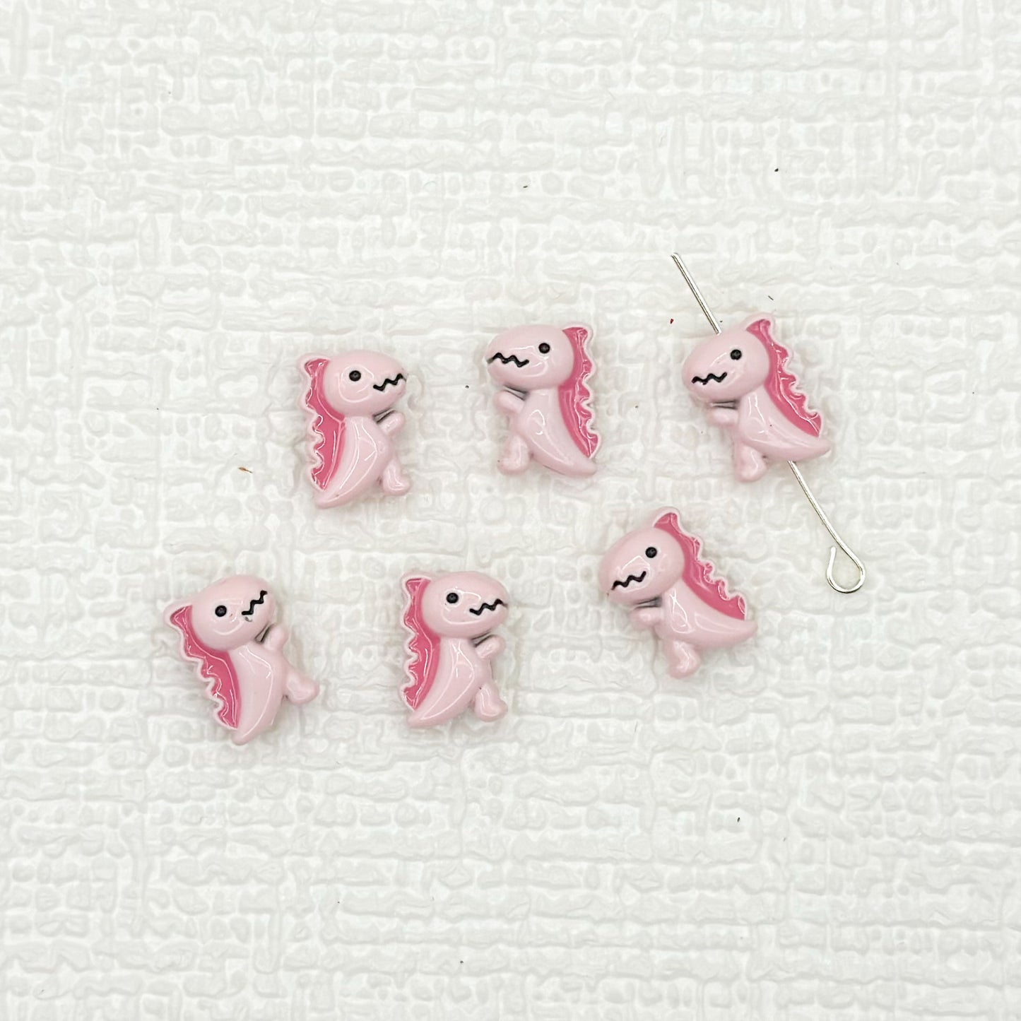 Dinosaur Metal Beads 12mm Baking Painted Enamel Alloy 10pcs 14