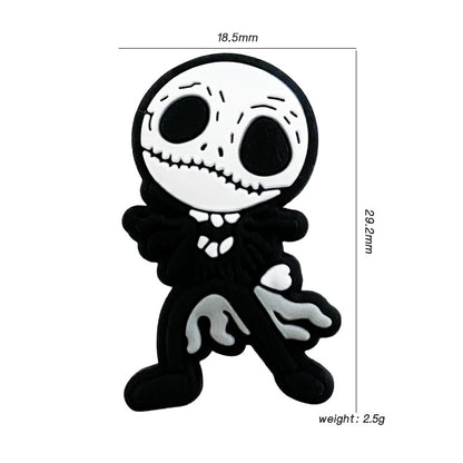 Silicone Focal Beads Monster Jack Skeleton Figure 20pcs 2