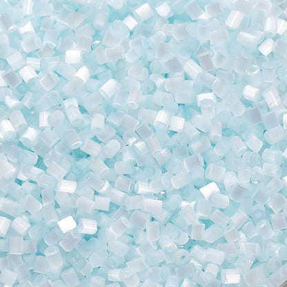 Imitation Opal Seed Bugle Glass Beads 2mm Soft Pastel Glow 5000pcs 7