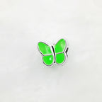 Butterfly Enamel CCB Plastic Acrylic Beads 11mm 50pcs 6