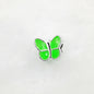 Butterfly Enamel CCB Plastic Acrylic Beads 11mm 50pcs 6