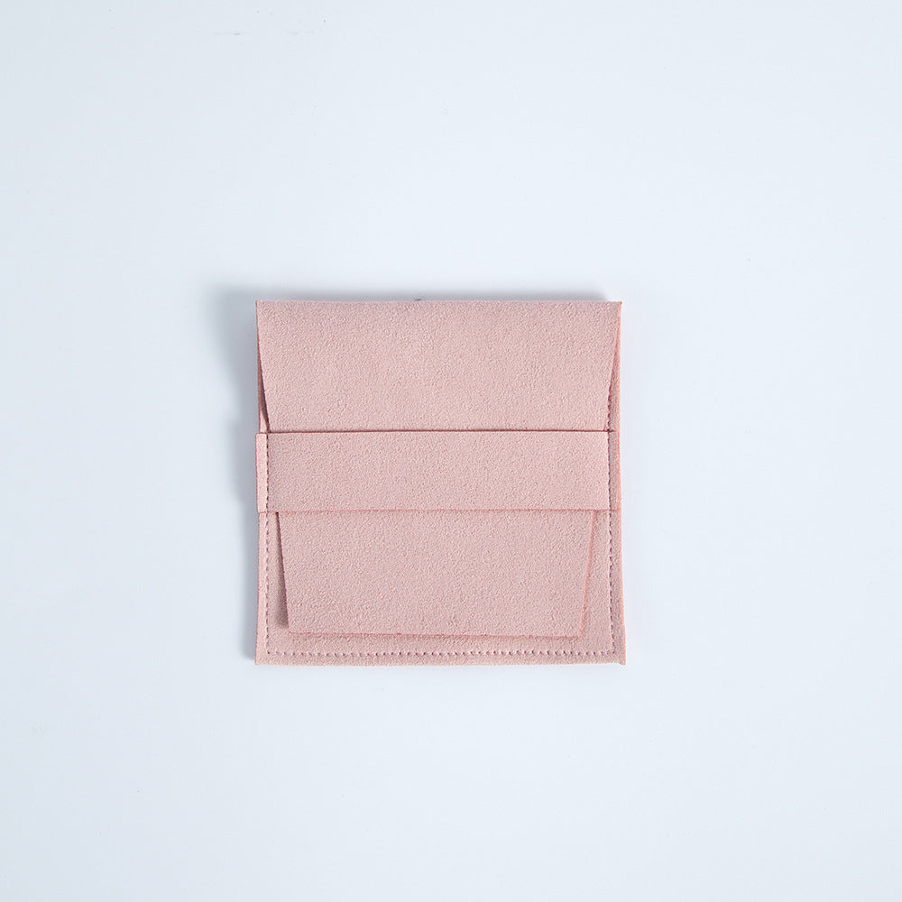Microfiber Envelope Closure Strap Pouches 6.2/8cm Lavender 2pcs 4