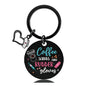 Stainless Steel Nurse Nursing Heart Cap Charm Color Printing Keychain 23