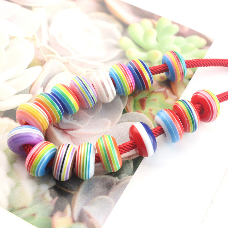 Resin Donut Spacer Beads 14mm Colorful 500pcs 4