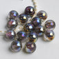 Shimmer Crystal Resin Beads 12mm Round Glossy Mixed Colors 40pcs 9