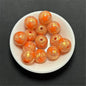 Gilded Silk Texture Star Pattern Acrylic Beads 16mm Mixed Colors 100pcs 14