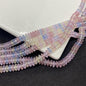 Glass Abacus Spacer Beads 6mm Cracked 148pcs