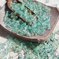 Bamboo Brushed Transparent Glass Beads 6x12mm Mixed Colors 50pcs 16