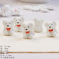 Hand Painted Animal Ceramic Beads Colorful Assorted Shapes 5pcs 7