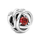 Ball Rhinestone Beads 10mm Birthstone Large Hole Silver Alloy 10pcs 8