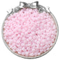 Frosted Abacus Glass Beads 3x6mm Pastel Matte Finish 70pcs 13