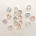 Transparent Snow House Acrylic Beads 20mm Assorted Colors 10pcs 4