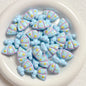 Painted Dress Acrylic Beads 26mm Colorful Assorted 5pcs 12
