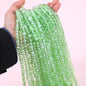 Crackle Round Glass Beads 8mm Gradient Dual Color Translucent 100pcs 8