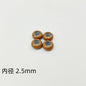Brass Spacer Beads 10mm Colorful Enamel Large Hole 20pcs 18