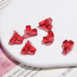 Transparent Square Acrylic Beads 9mm Tetras Colorful 30pcs 9