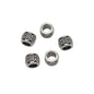 Tibetan Metal Beads 6mm Vintage Patterned Large Hole Zinc Alloy 100pcs 5