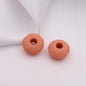 Acrylic Faceted Spacer Beads 14mm Rubberized Finish 40pcs 14