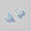 Czech Glass Beads Fish Tail 20mm Pastel Colors 10pcs 6