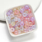 Mermaid Color Pony Beads 9mm Acrylic Pearly Pastel 200pcs 9