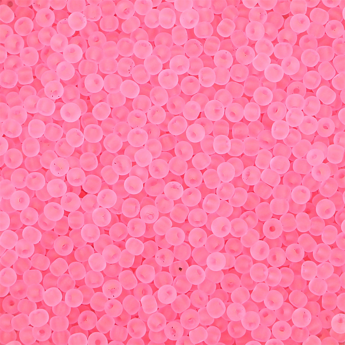 Transparent Frosted Seed Glass Beads 2mm with 1mm Hole 660pcs 39