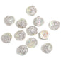 Pinecone Polymer Clay Rhinestone Beads 19mm Sparkling Pastel 10pcs 7